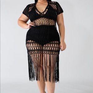 Crochet beach cover up